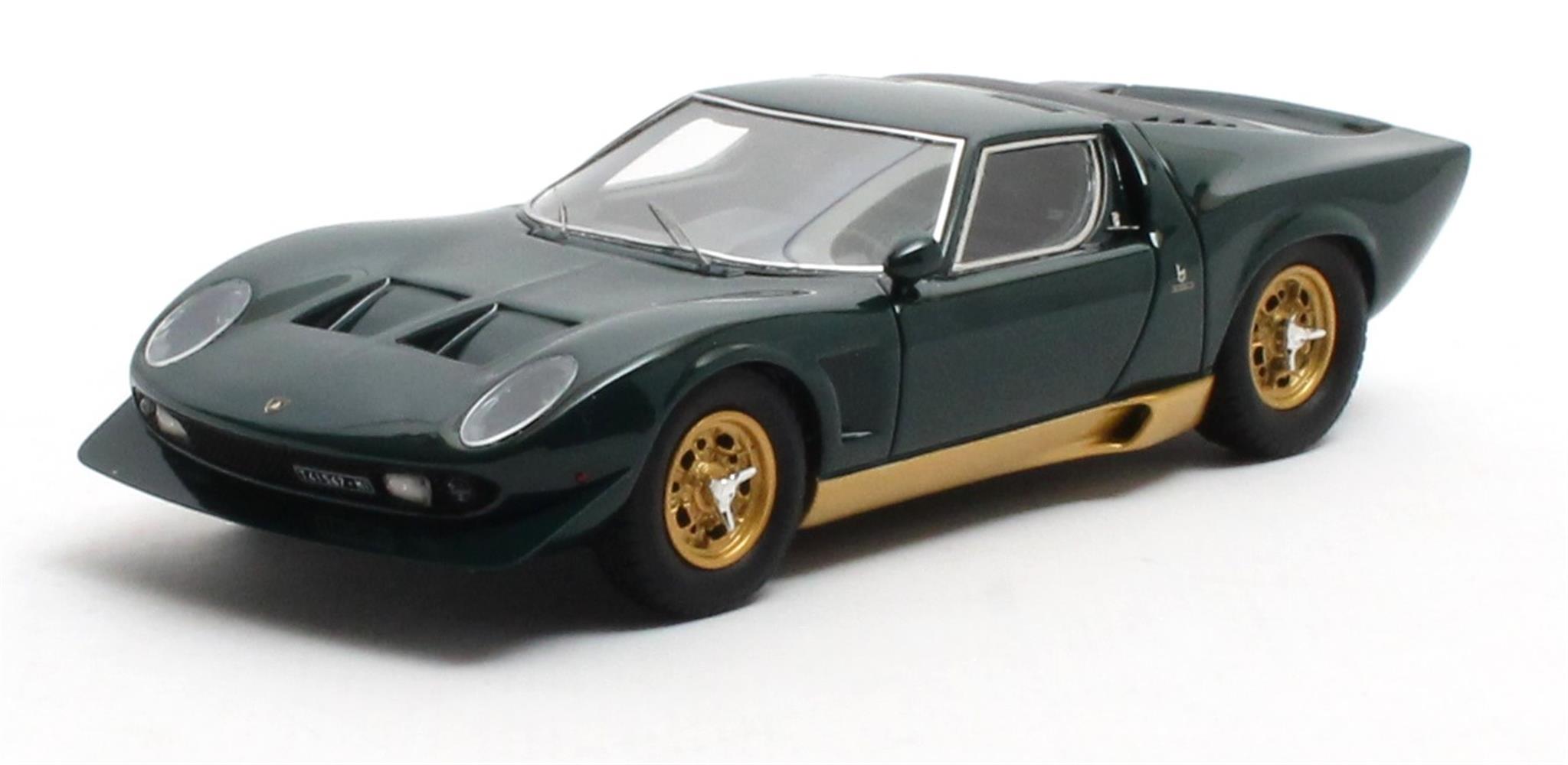 Lamborghini Miura P400S Millechiodi 1969 Groen - 1:43